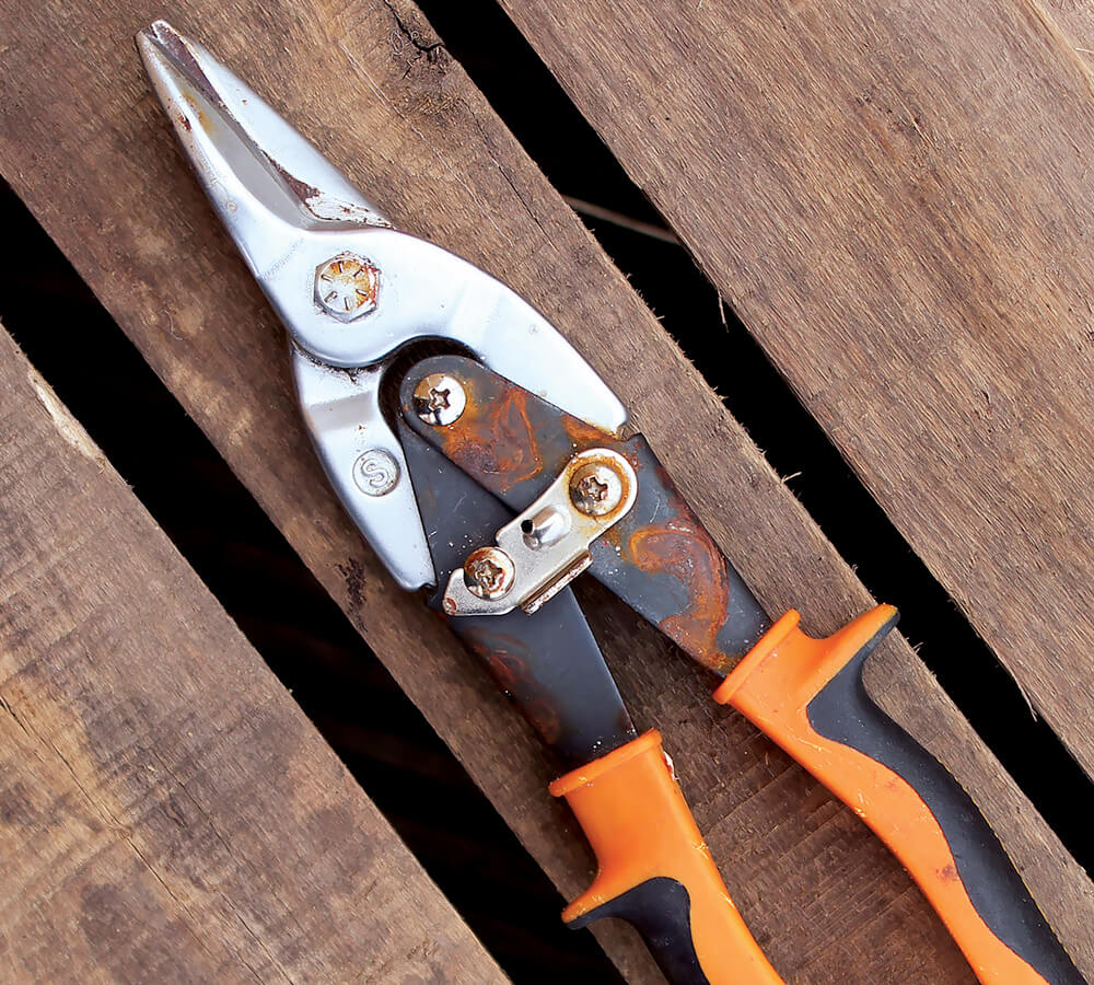 Compound lever tin snips