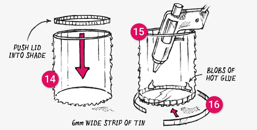 How to make a Melted Plastic Lamp Shade and light: illustration 6