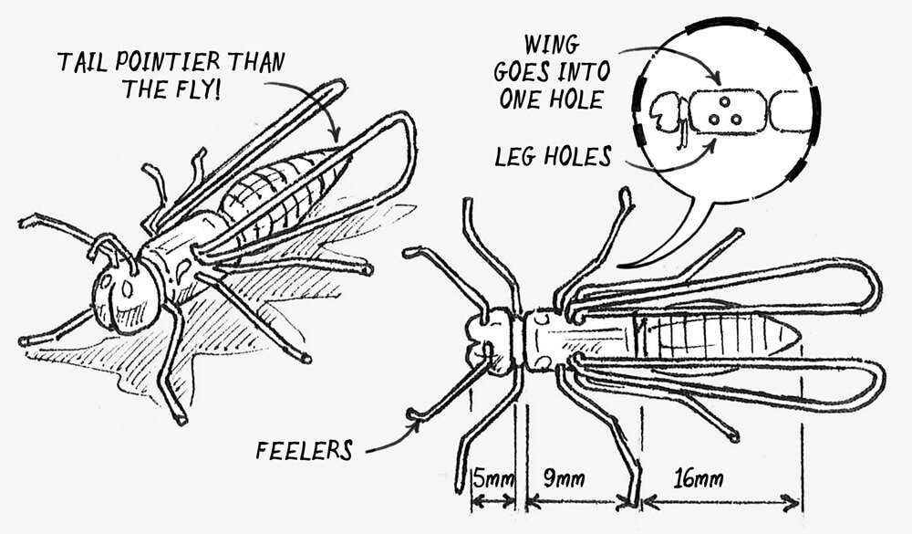 How to make Four Pencil and Paper Clip bugs: illustration 12