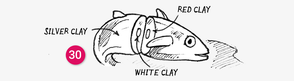 How to make a Polymer Clay Shark: illustration 1