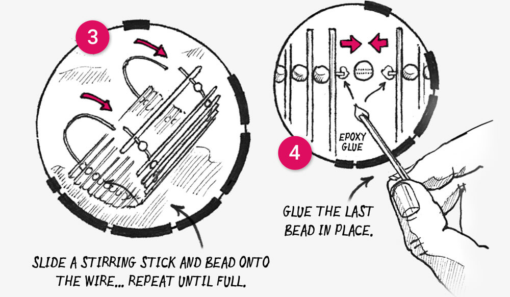 How to make a wooden stirring stick container: illustration 2
