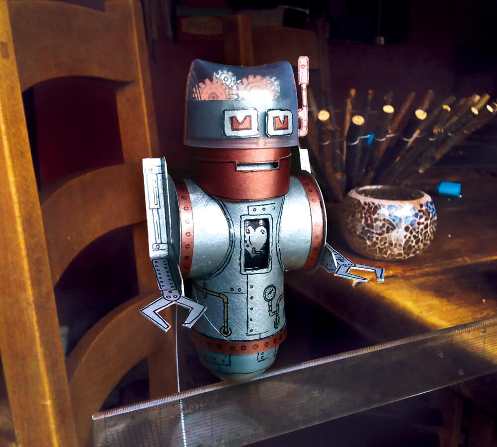 steampunk-balancing-robot-