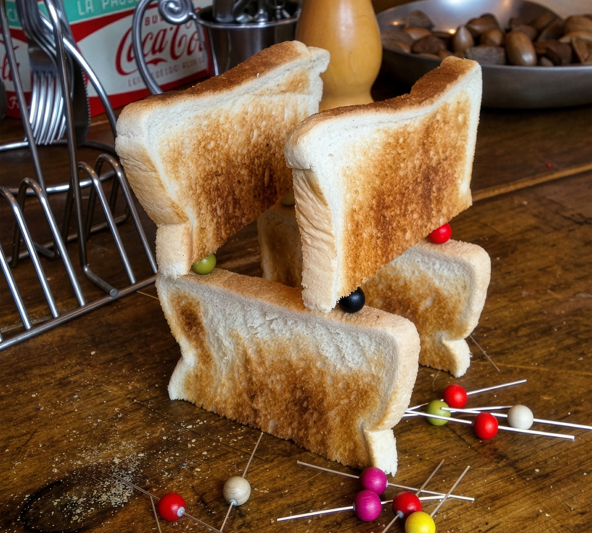 How to Build an Edible Toast Tower Using Toast Connectors