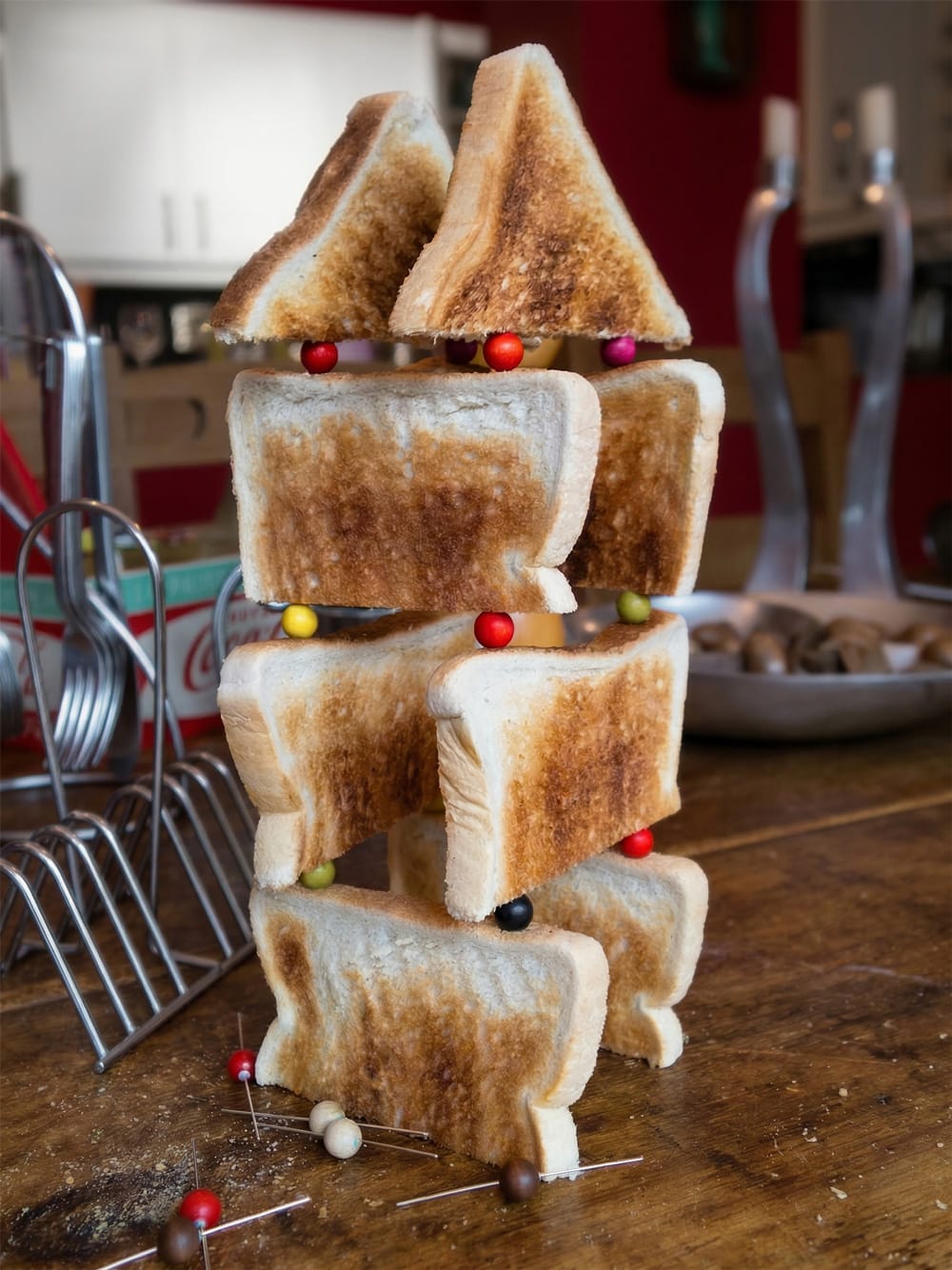 Toast connectors: tower of toast